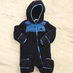 Snozu Fleece Hooded One Piece 9/12Month